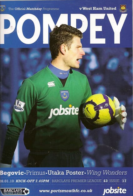 Portsmouth FC v West Ham United FC